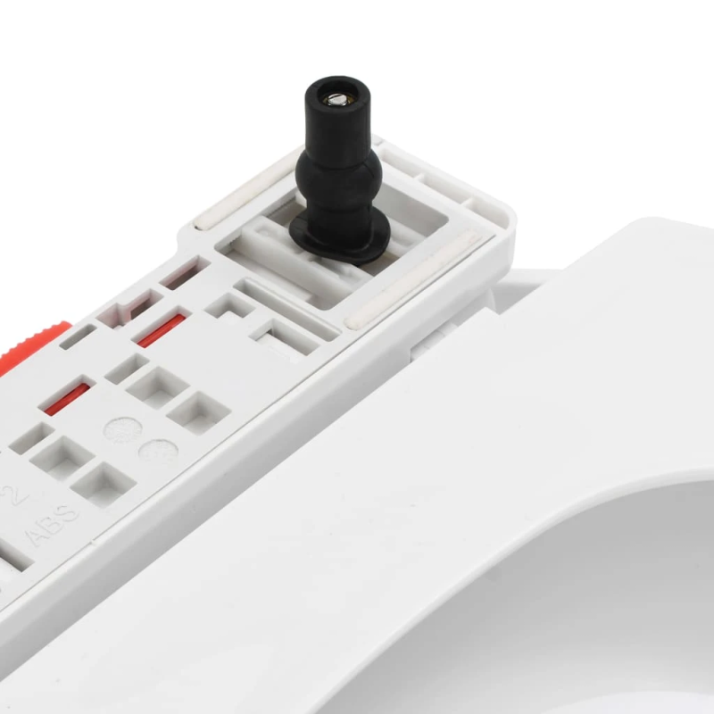 vidaXL tualetes poda sēdeklis, lēnās aizvēršanas funkcija, balts