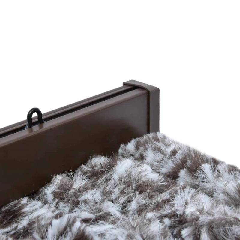 vidaXL kukaiņu aizkars, 56x185 cm, brūns un bēšs šenils