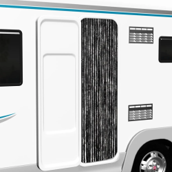 vidaXL kukaiņu aizkars, 56x185 cm, antracītpelēks šenils