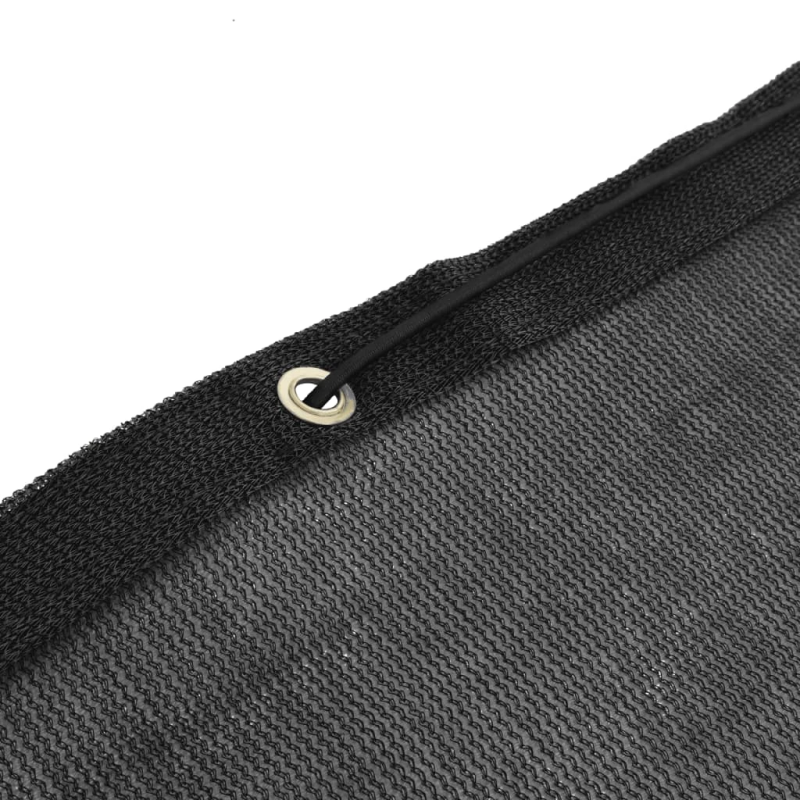 vidaXL piekabes tīkls, HDPE, 2,5x3,5 m, melns