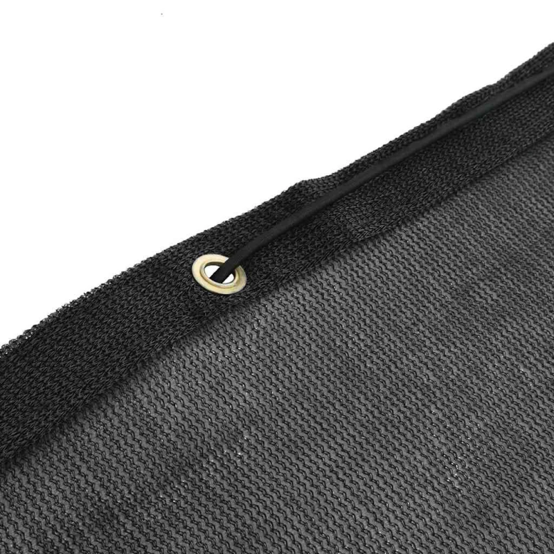 vidaXL konteinera tīkls, HDPE, 3x6 m, melns