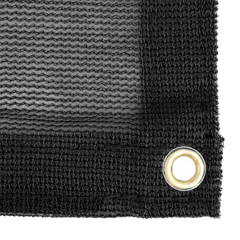 vidaXL konteinera tīkls, HDPE, 3x6 m, melns