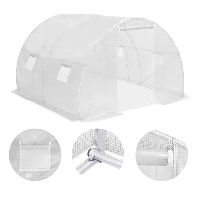 vidaXL siltumnīca, 9 m², 300x300x200 cm