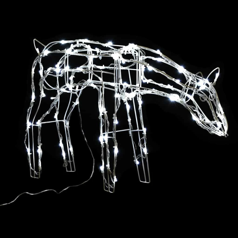 vidaXL 3-daļīgs Ziemassvētku dekors ar lampiņām, brieži, 229 LED