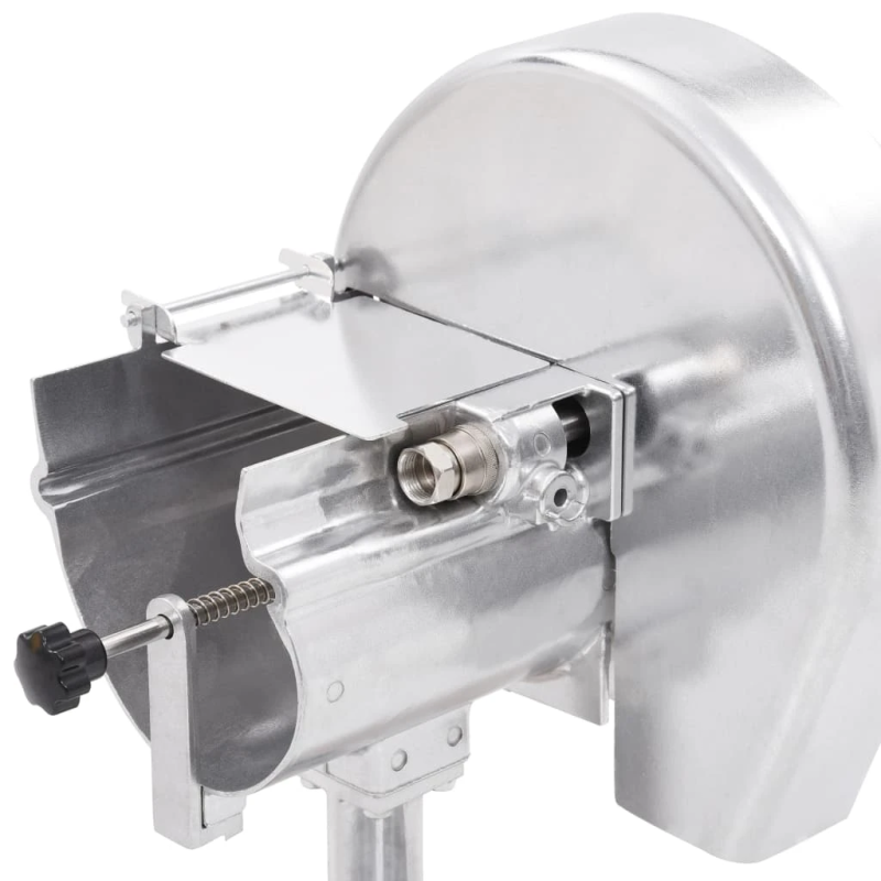 vidaXL dārzeņu smalcinātājs, sudraba krāsā, 22x44,5 cm, alumīnijs