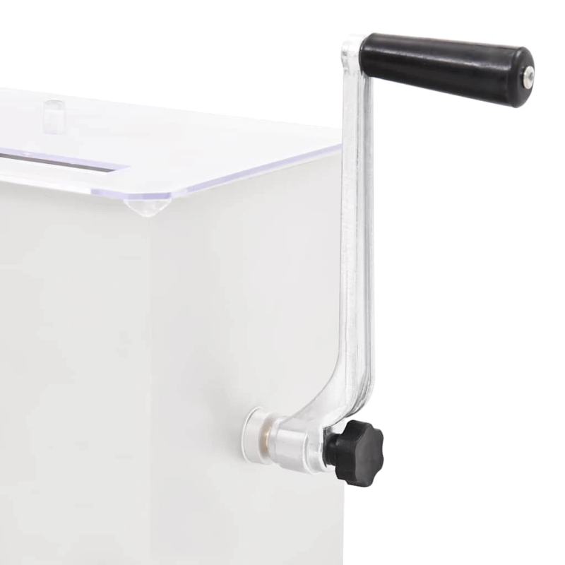 vidaXL manuāls gaļas maisītājs ar vāku, nerūsējošs tērauds