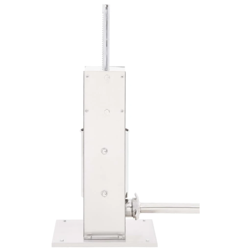 vidaXL manuāls desu pildītājs, 3 L, sudraba krāsa, nerūsējošs tērauds