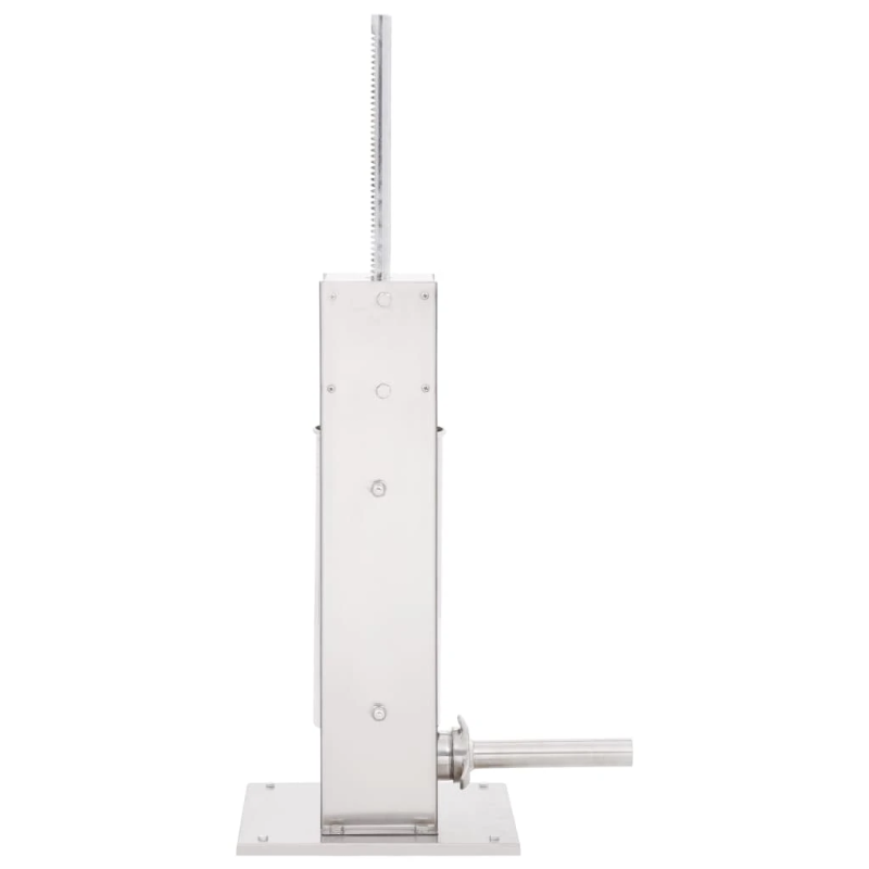 vidaXL manuāls desu pildītājs, sudraba krāsa, 5 L, nerūsējošs tērauds