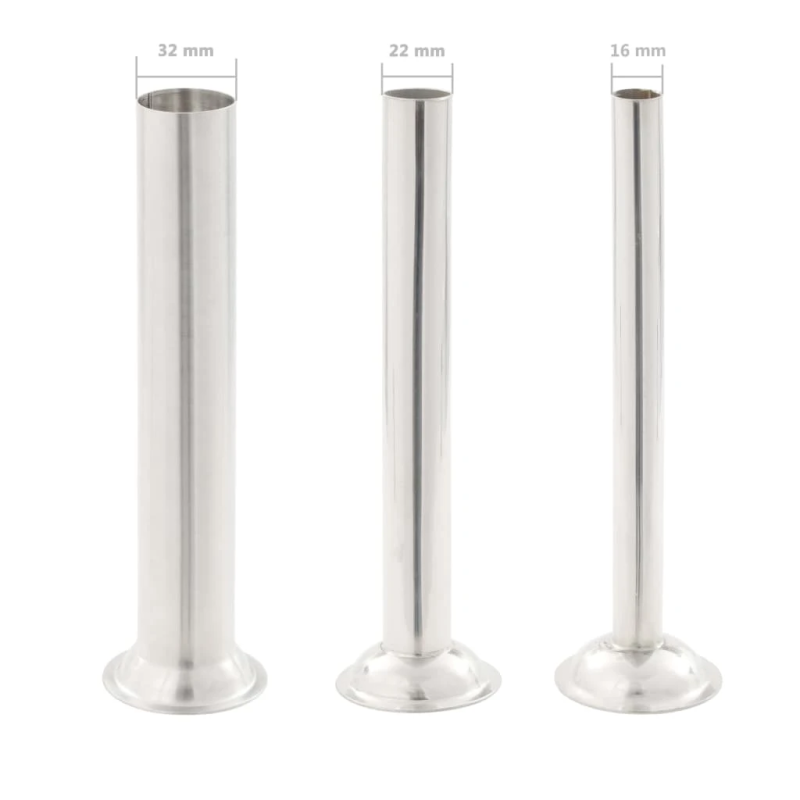 vidaXL manuāls desu pildītājs, sudraba krāsa, 5 L, nerūsējošs tērauds