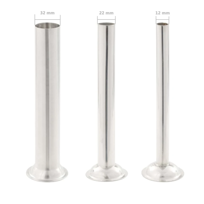 vidaXL manuāls desu pildītājs, sudraba krāsa, 10 L, nerūsējošs tērauds