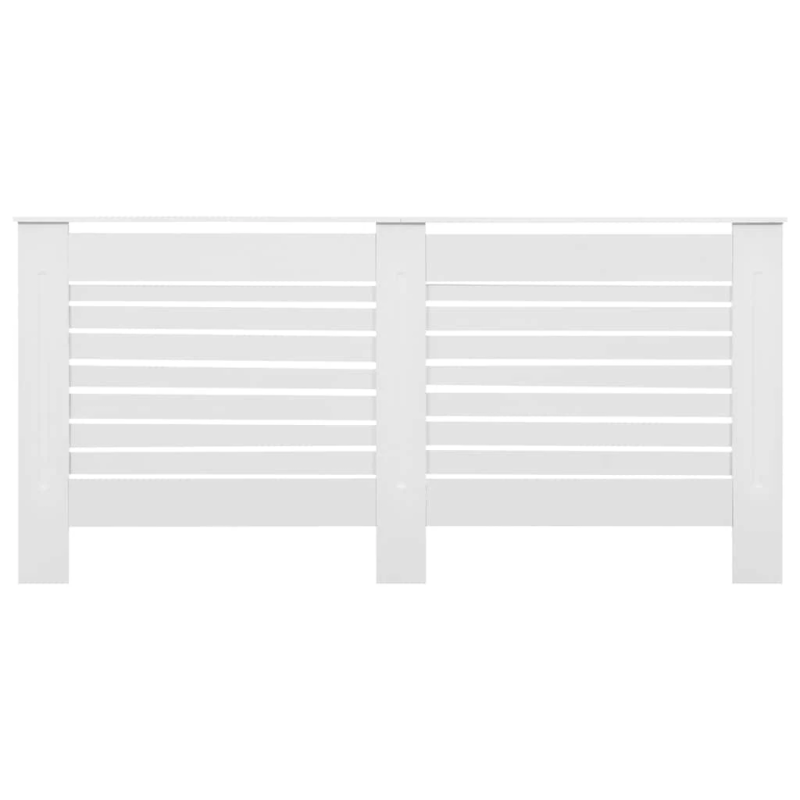 vidaXL radiatora pārsegs, balts, 172x19x81,5 cm, MDF