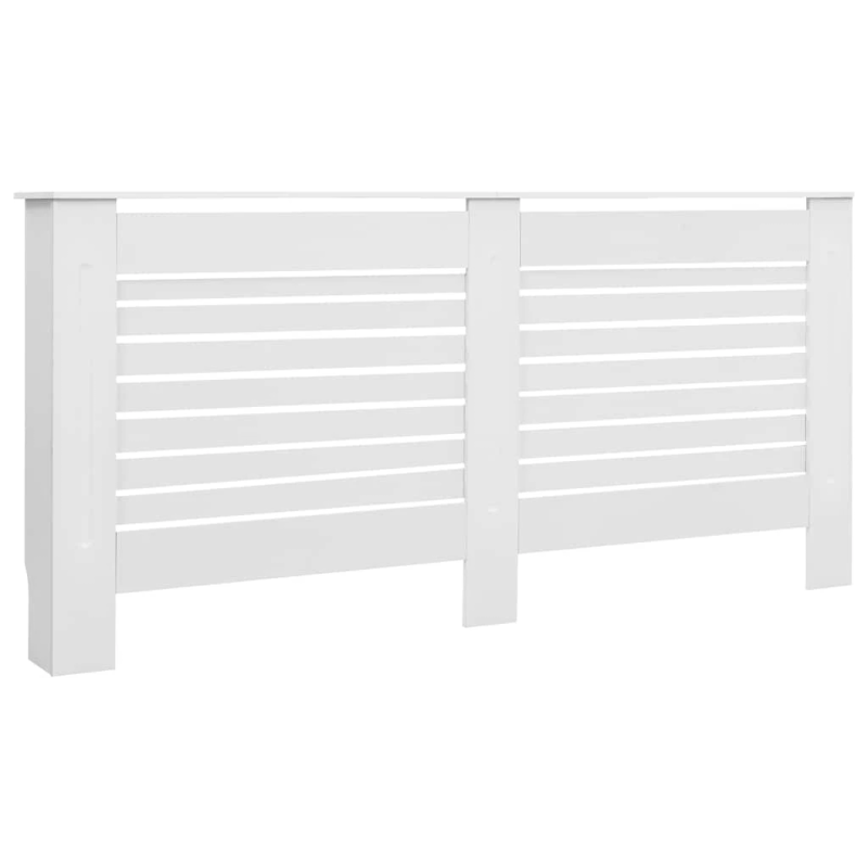 vidaXL radiatora pārsegs, balts, 172x19x81,5 cm, MDF