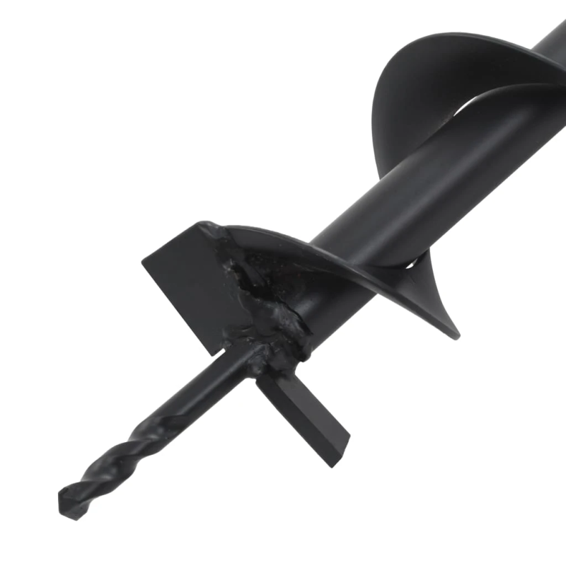 vidaXL zemes urbja uzgalis, tērauds, 80 mm