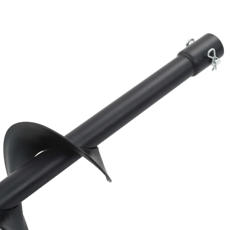 vidaXL zemes urbja uzgalis, tērauds, 100 mm