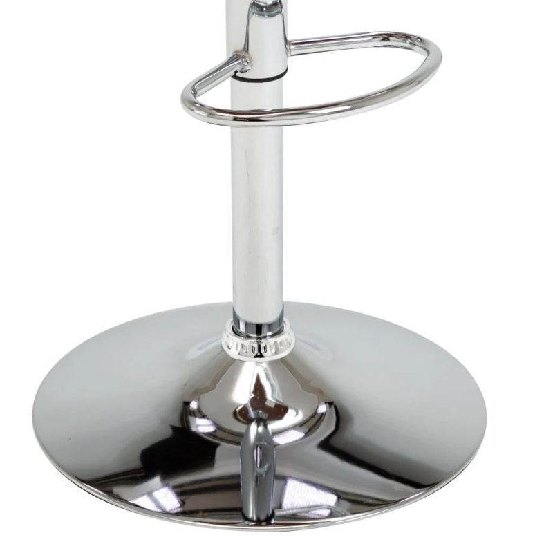 vidaXL bāra krēsls, liekts koks un audums, pelēks