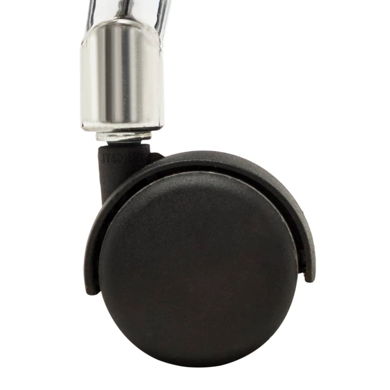 vidaXL biroja krēsls, izliekts koks un mākslīgā āda, krēmkrāsa