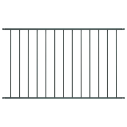 vidaXL žoga panelis, pulverkrāsots tērauds, 1,63x1,25 m, antracīta krāsā