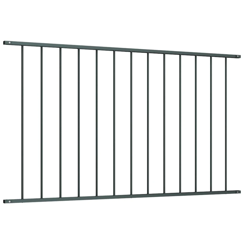 vidaXL žoga panelis, pulverkrāsots tērauds, 1,63x1,25 m, antracīta krāsā