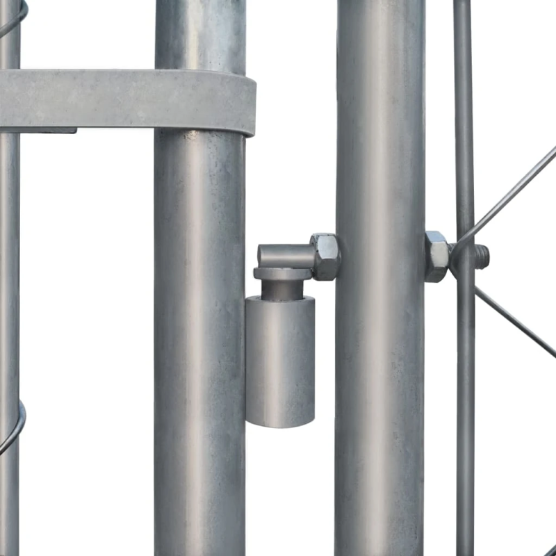 vidaXL suņu voljērs, 2x2x1 m, cinkots tērauds