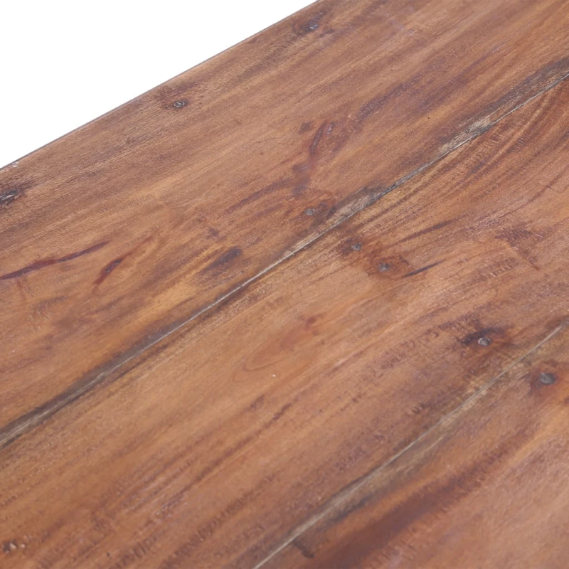 vidaXL rakstāmgalds ar atvilktnēm, 117x57x75 cm, masīvs sarkankoks