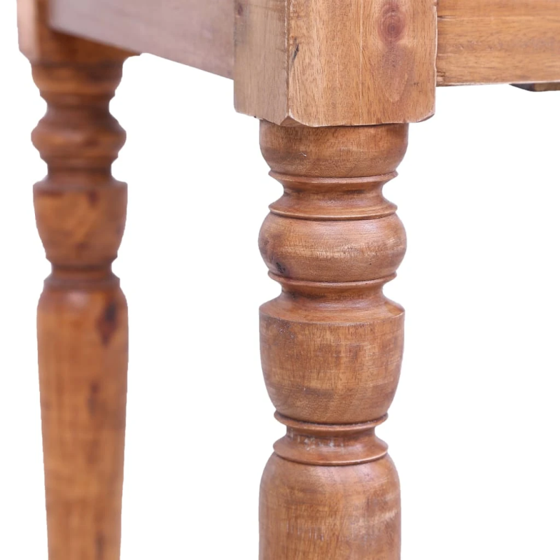 vidaXL rakstāmgalds ar atvilktnēm, 117x57x75 cm, masīvs sarkankoks