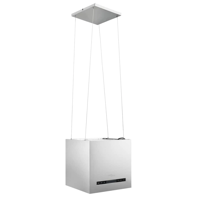 vidaXL piekarams tvaika nosūcējs, skārienjutīgs LCD, 37 cm, tērauds