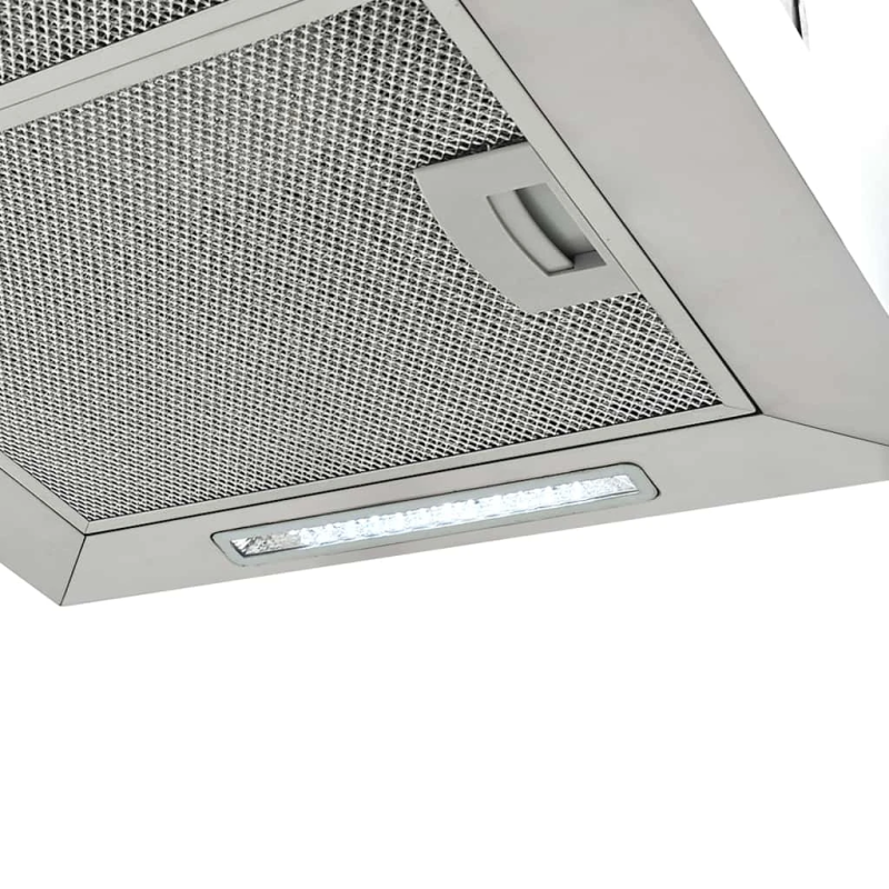 vidaXL piekarams tvaika nosūcējs, skārienjutīgs LCD, 55 cm, tērauds