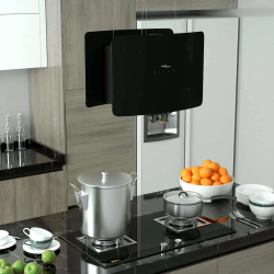 vidaXL piekarams tvaika nosūcējs, skārienjutīgs LCD, rūdīts stikls