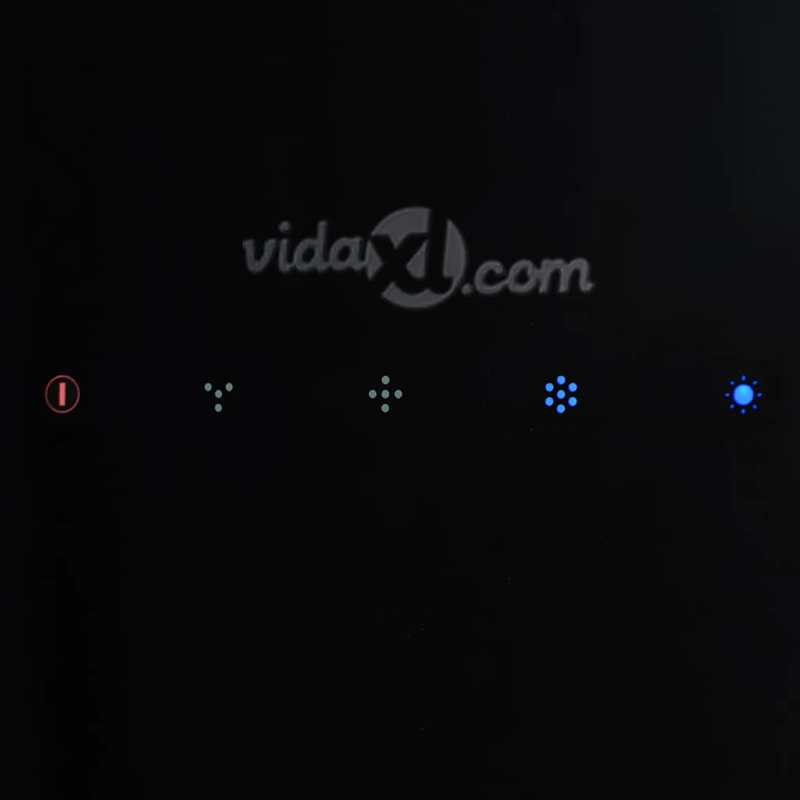 vidaXL piekarams tvaika nosūcējs, skārienjutīgs LCD, rūdīts stikls