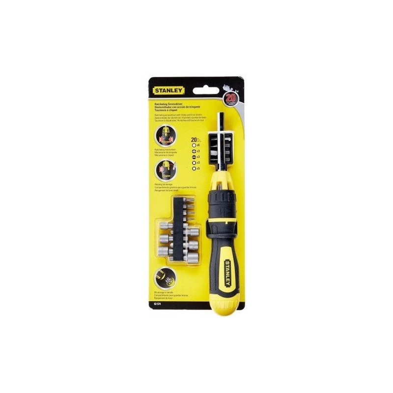 Stanley MultiBit Skrūvgriezis 20gb komplekts