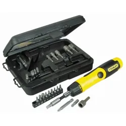 Stanley Screwdriver Bit Set, 21 pcs + Handle