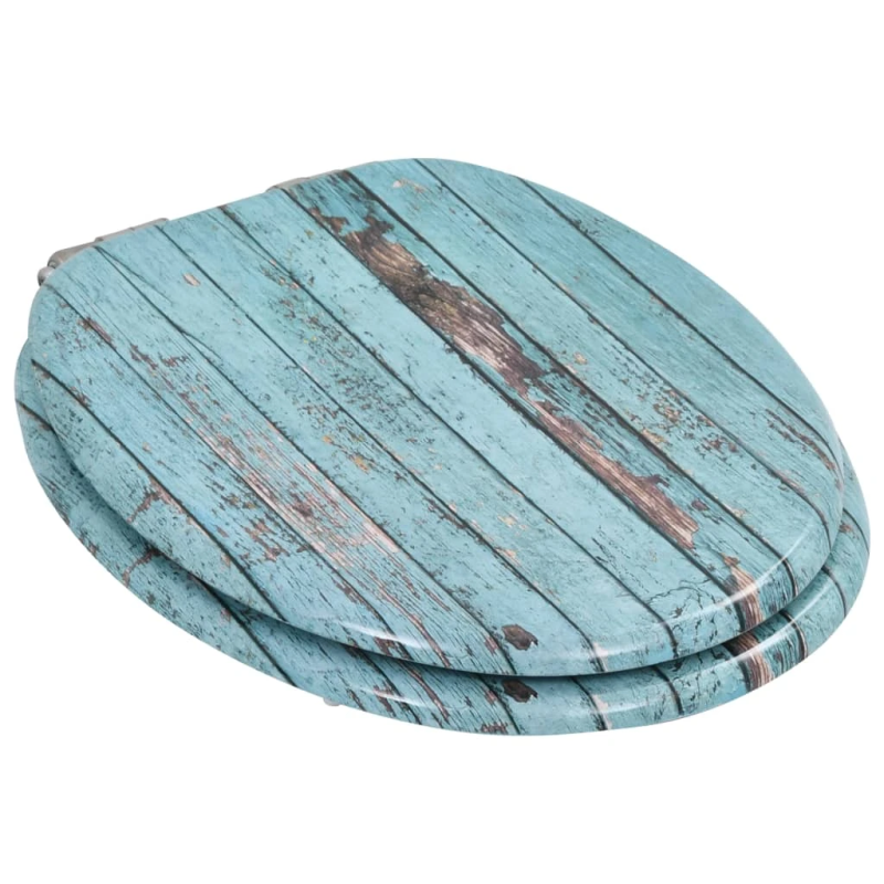 vidaXL tualetes poda sēdekļi, lēni aizverami, 2 gb., vecu dēļu dizians