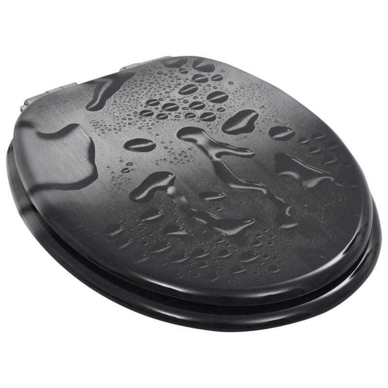 vidaXL tualetes poda sēdekļi, lēni aizverami, 2 gab., ūdens lāses