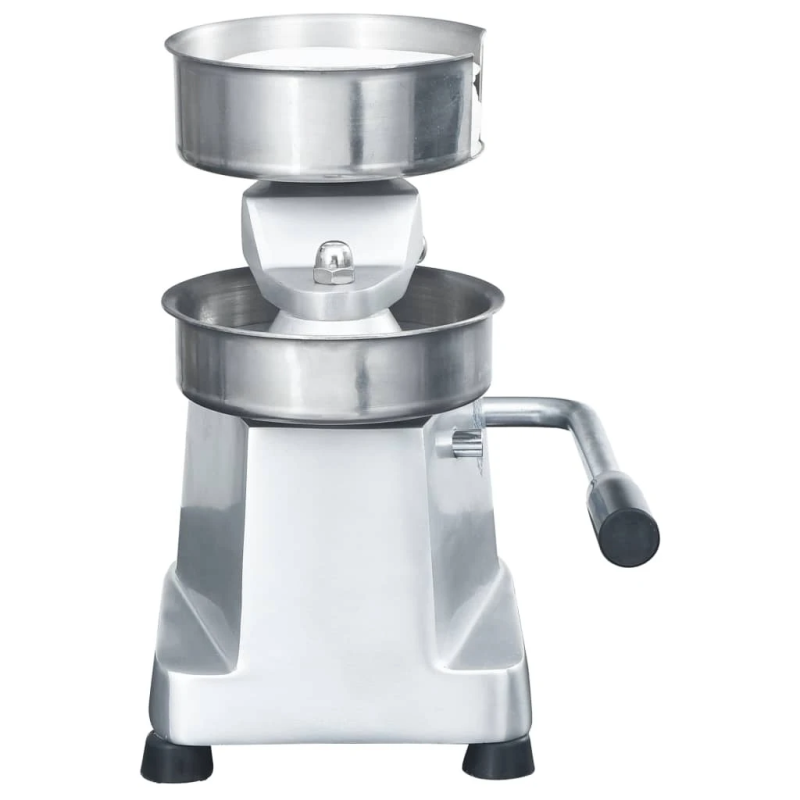 vidaXL hamburgeru prese, ar 500 papīriem, alumīnijs, 10 cm