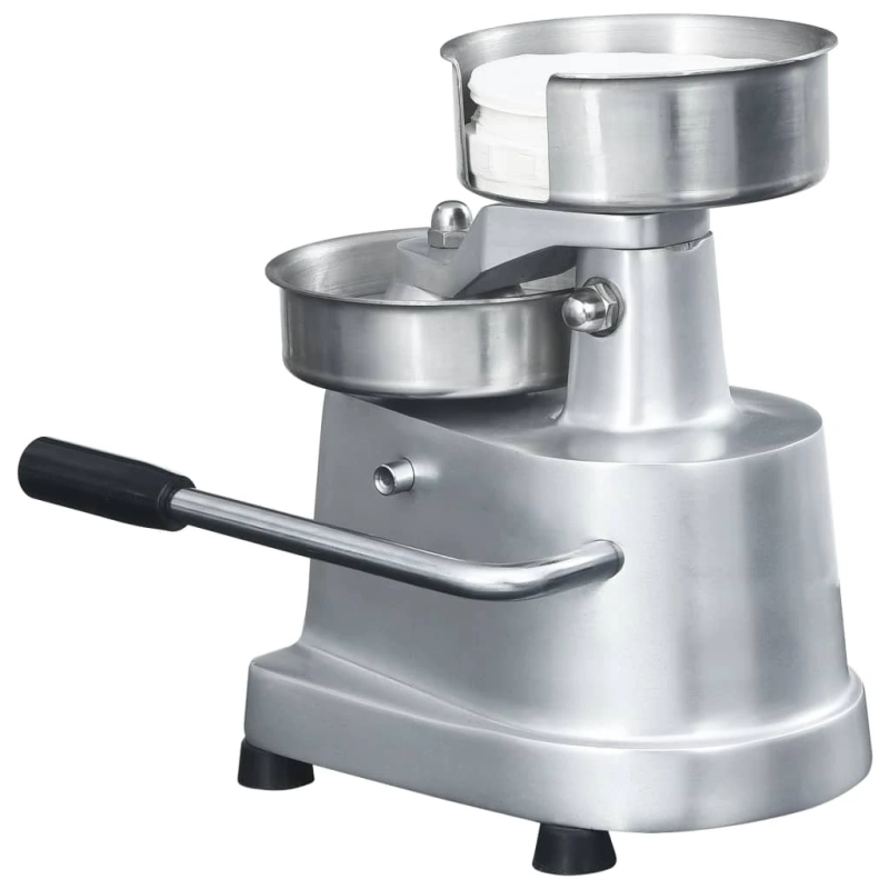 vidaXL hamburgeru prese, ar 500 papīriem, alumīnijs, 13 cm