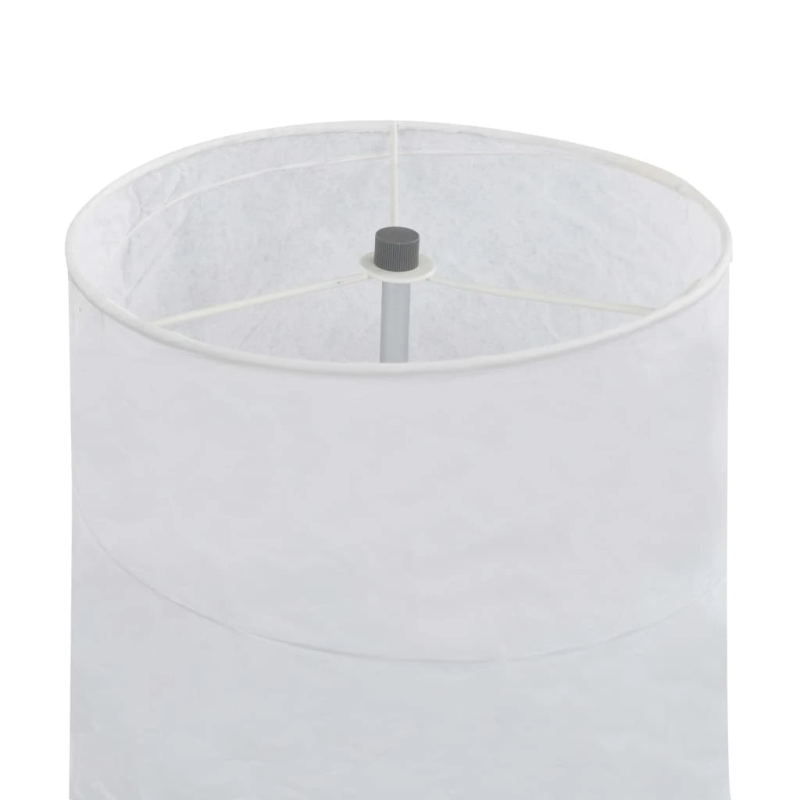 vidaXL grīdas lampa ar statīvu, 121 cm, balta, E27