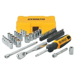 DeWALT Metriskais-U.S. standarta 1-4” muciņu kompl. 50 gab.
