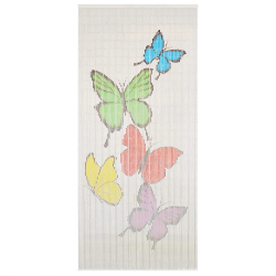 vidaXL kukaiņu aizkars durvīm, 90x200 cm, bambuss