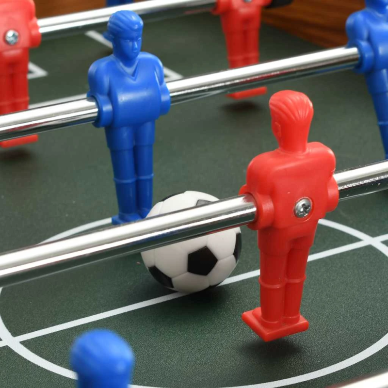 vidaXL mini galda futbols, kļavas koka krāsa, 69x37x62 cm