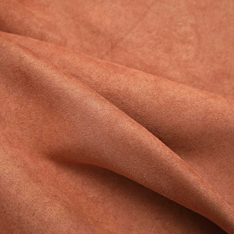 vidaXL biezie aizkari ar riņķiem, 2 gab., rūsas krāsā, 140x245 cm