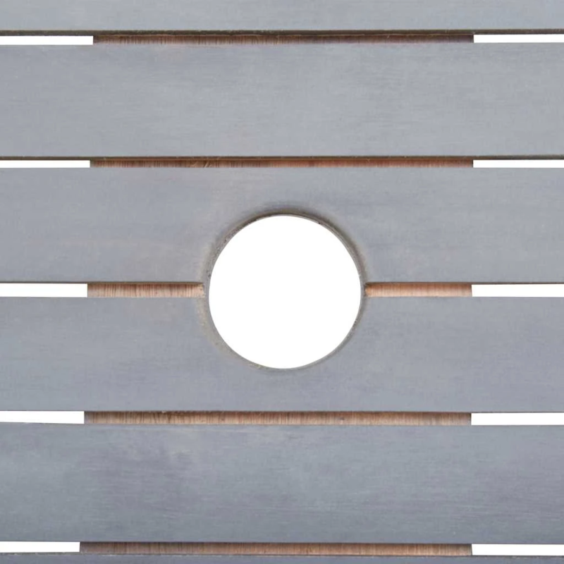 vidaXL saliekams dārza galds, 160x85x75 cm, akācijas masīvkoks