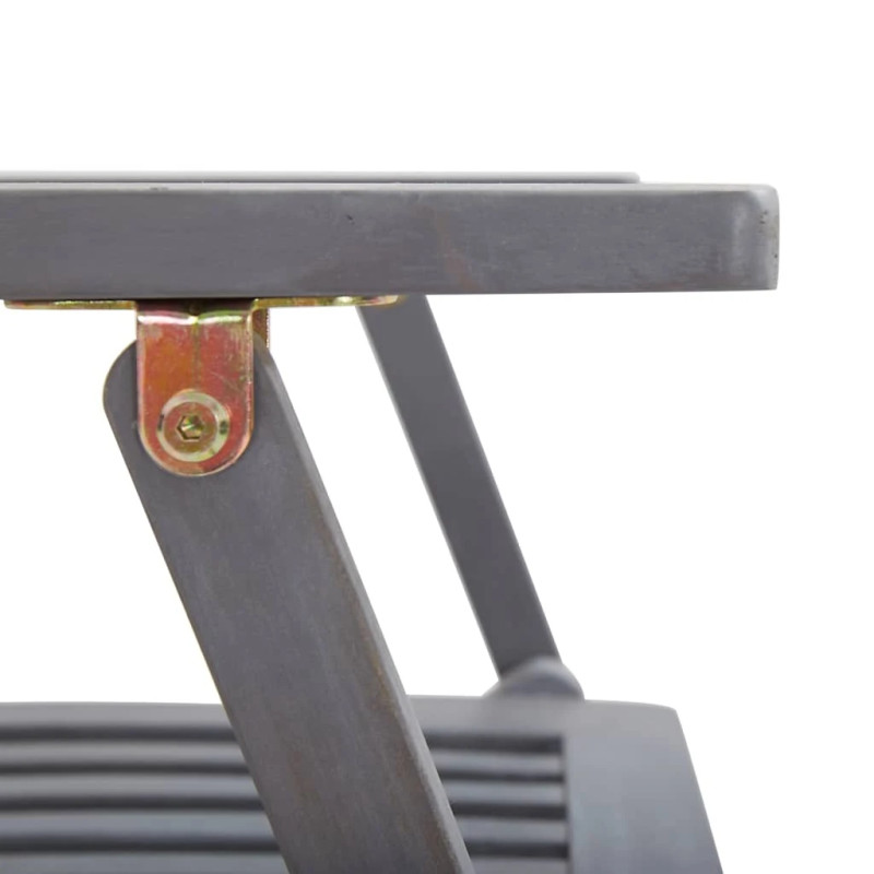 vidaXL saliekami dārza krēsli, 2 gab., akācijas masīvkoks