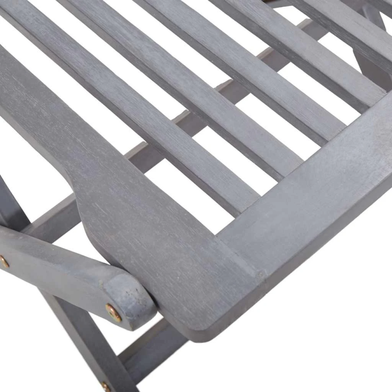 vidaXL saliekami dārza krēsli, 4 gab., akācijas masīvkoks