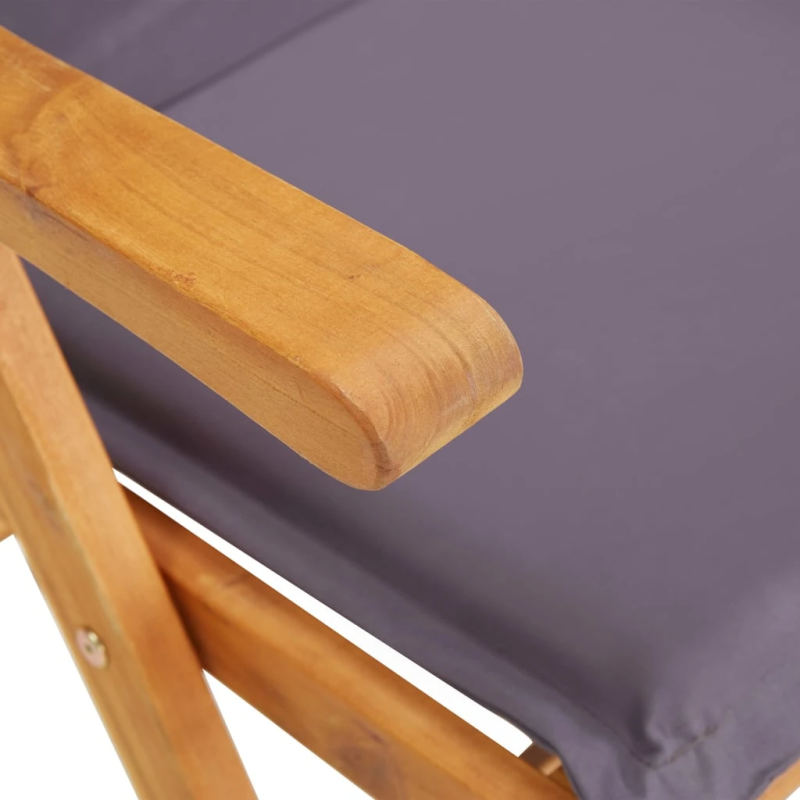 vidaXL atgāžami dārza krēsli, 2 gab., brūns akācijas masīvkoks