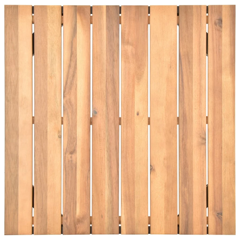 vidaXL 4-daļīgs dārza atpūtas mēbeļu komplekts ar matračiem, akācija