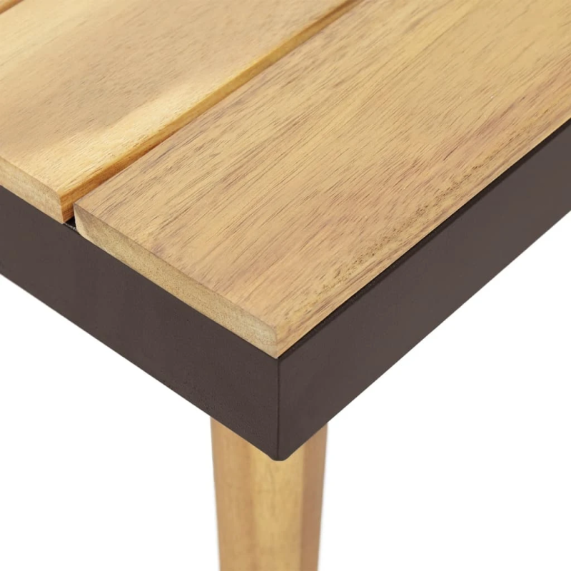 vidaXL 8-vietīgs dārza atpūtas mēbeļu komplekts ar matračiem, akācija