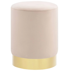 vidaXL soliņš, aprikožu un zelta krāsas samts 28 x 36 cm