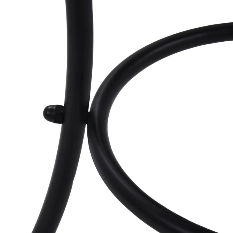 vidaXL mozaīkas bistro galds, 60 cm, sarkanbrūna keramika