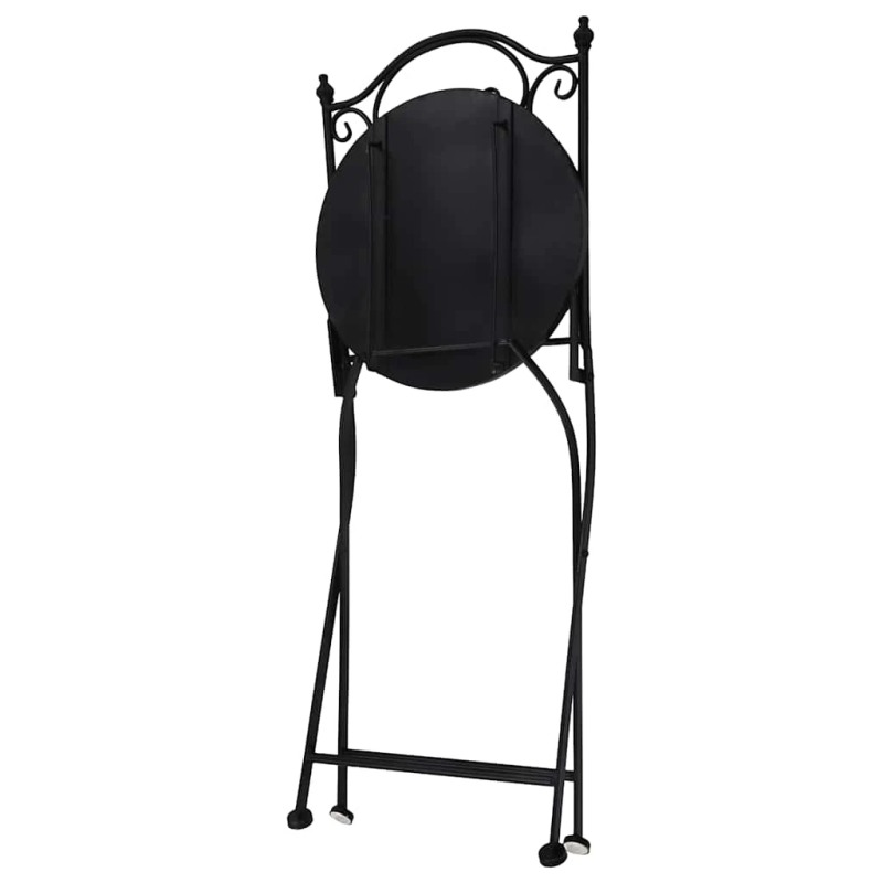 vidaXL bistro krēsli, 2 gab., mozaīkas apdare, brūna keramika