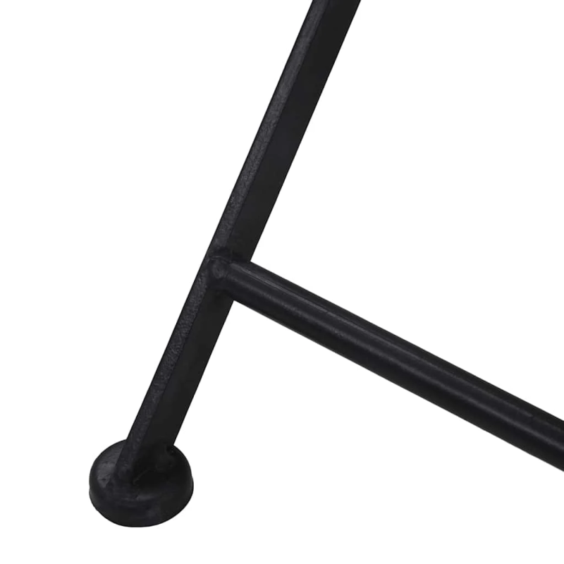 vidaXL bistro krēsli, 2 gab., mozaīkas apdare, pelēki ar oranžu